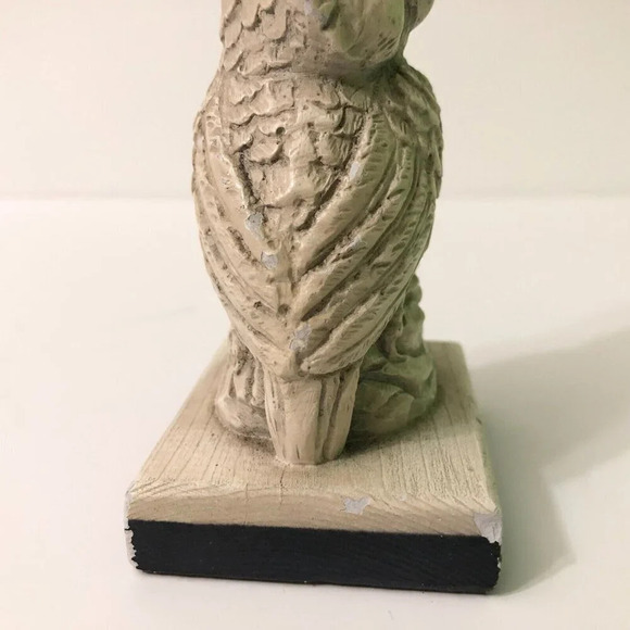 Vintage A Santini Resin Owl Sculpture Classic Figure Made in Italy 4.5 Inch Tall - Picture 13 of 16
